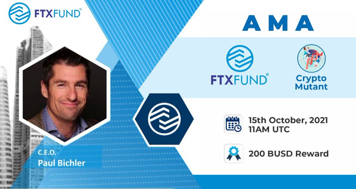 CryptoMutant's tweet photo. Next AMA!
https://t.co/Otqd6u216W
15 October 2021 | 11 :00 AM UTC
👉 https://t.co/eUmEB0ZJN7
💴 3 Best Questions will be selected
✅Follow : @FTXfundofficial
✅Join : @FTXFundGlobal
✅Like & RT, tag 3 friends,ask questions bellow:
(MAX 2 QUESTIONS)
#Mutant #AMA #FTXFUND https://t.co/hM9znAXYRu