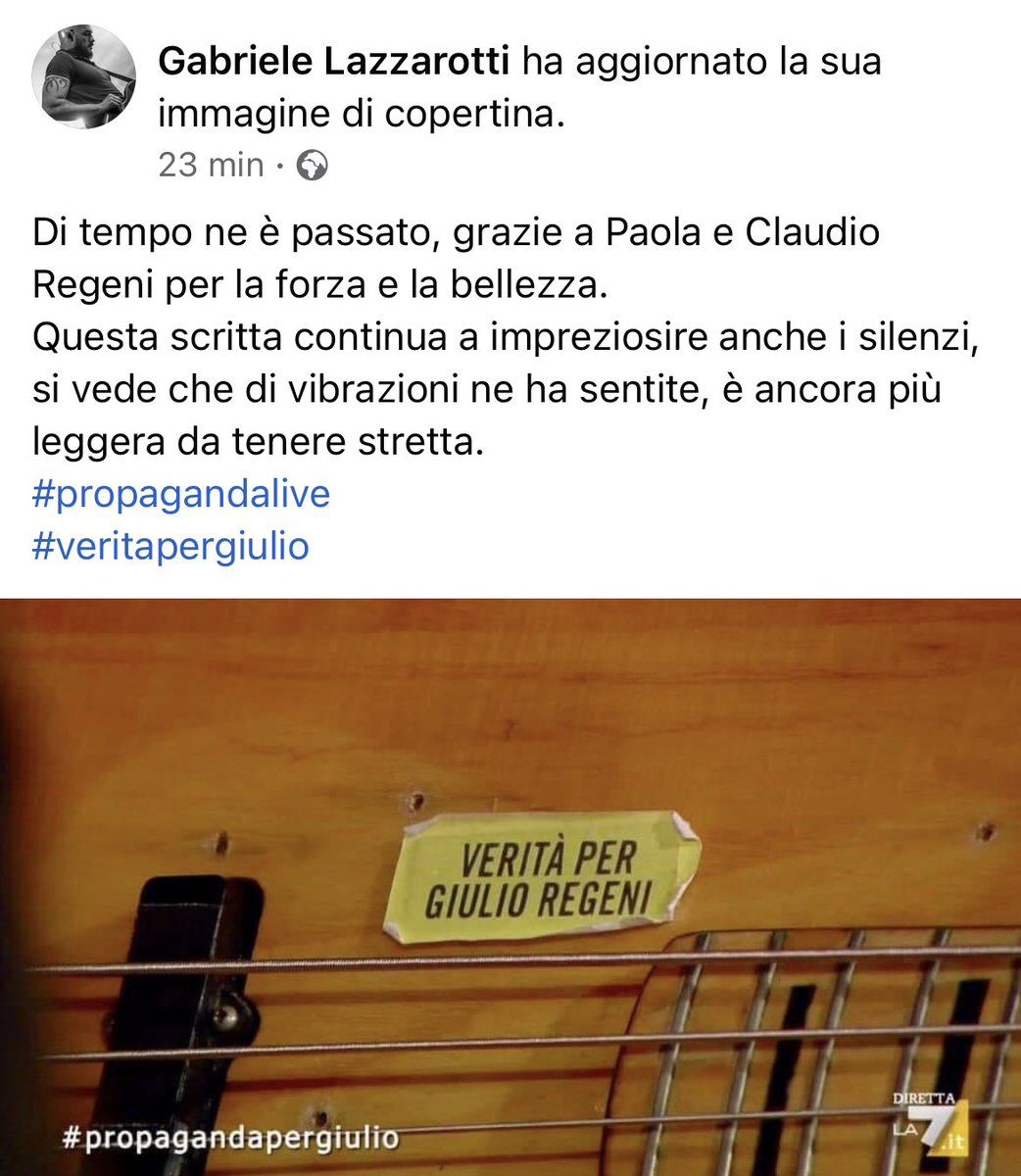#13ottobre #versoil14ottobre

#14ottobrescortaperGiulio

Grazie <a href="/lazzarolazz/">Gabriele Lazzarotti</a> 

#veritaperGiulioRegeni