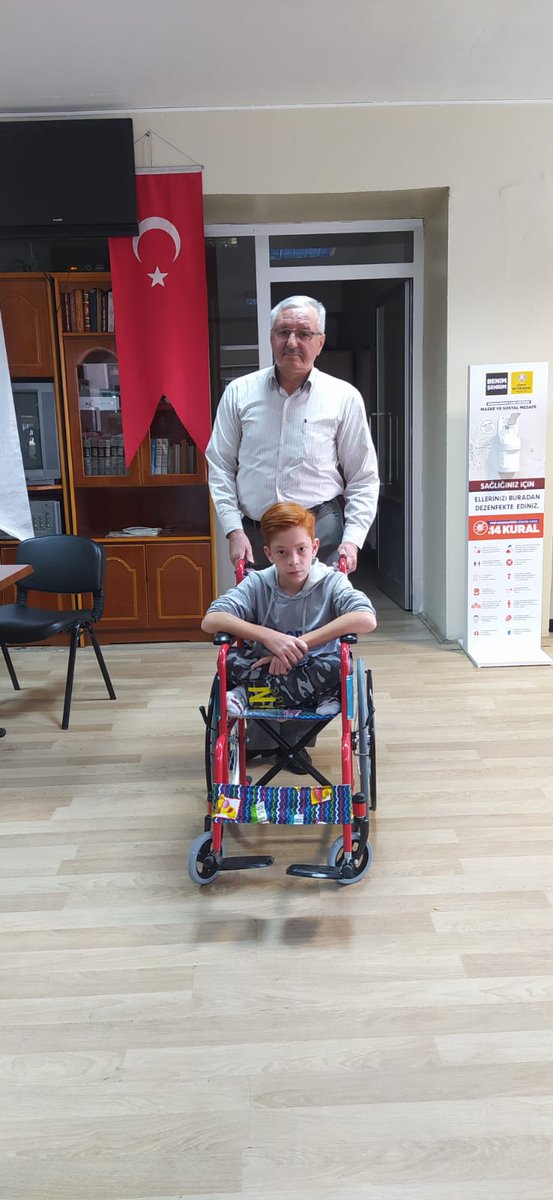 13 yaşındaki Alperen'i mutlu ettik.