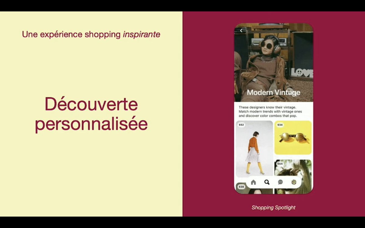 giletlea's tweet image. Les 3 fonctionnalités pour rendre une expérience shopping inspirante sur @PinterestFR : 
- Shopping Spotlight 
- Les onglets Shopping 
- Les vitrines sur les profils commerçants
 #HUBFORUM #Hubforum2021 #Pinterest #MBADMB #NextEconomy