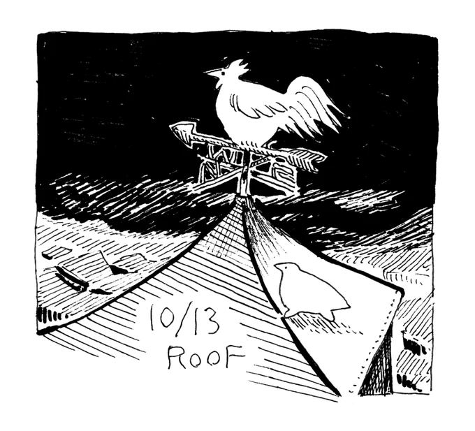 13:ROOF
 #inktober2021 