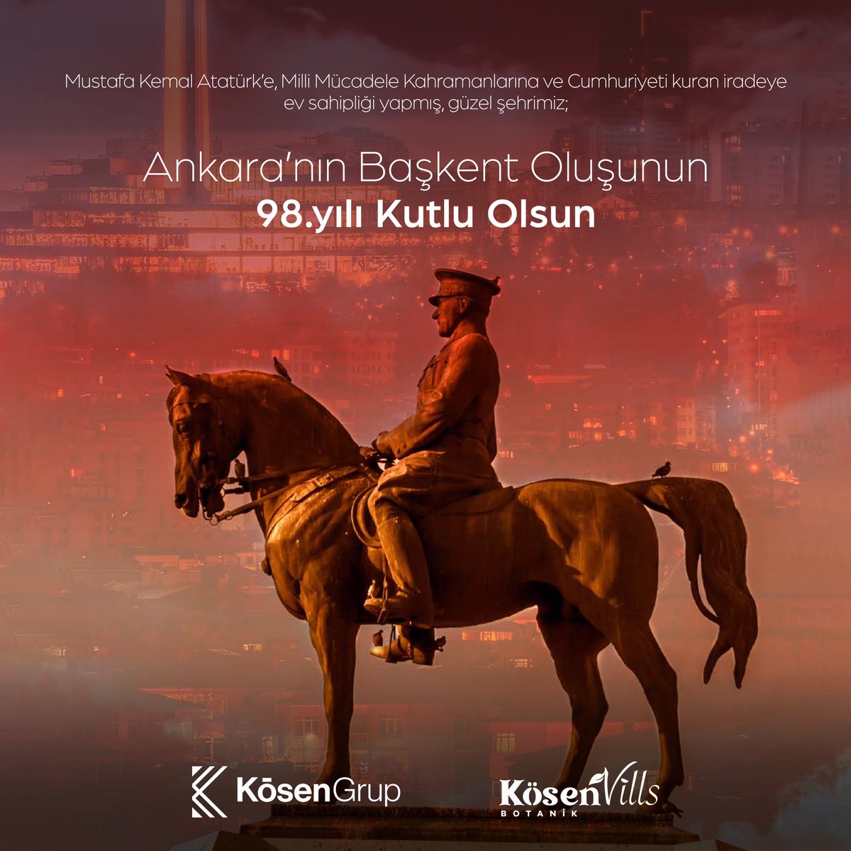 Ankara’nın Başkent Oluşunun 98. Yılı Kutlu Olsun.
#ankara #BaskentAnkara #13EkimAnkaranınBaşkentOluşu #13Ekim1923