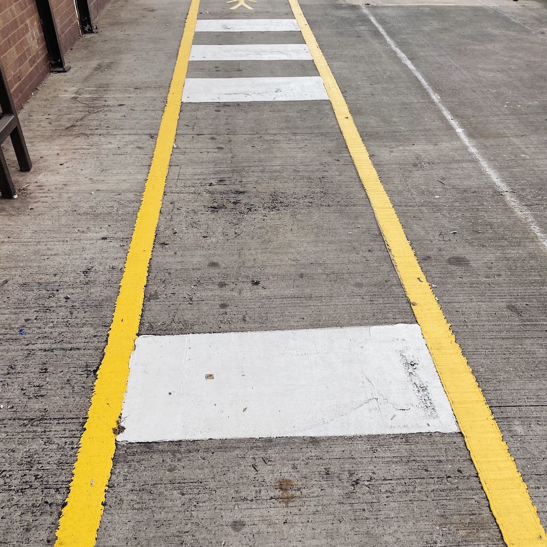 TranscentralUk's tweet image. At #Transcentral we take our health &amp;amp; safety responsibilities very seriously. Operating a busy logistics operation we need to make sure the warehouse and transport depot is a safe place for all of our employees and visitors. This week we've just had the safety lines re-painted.