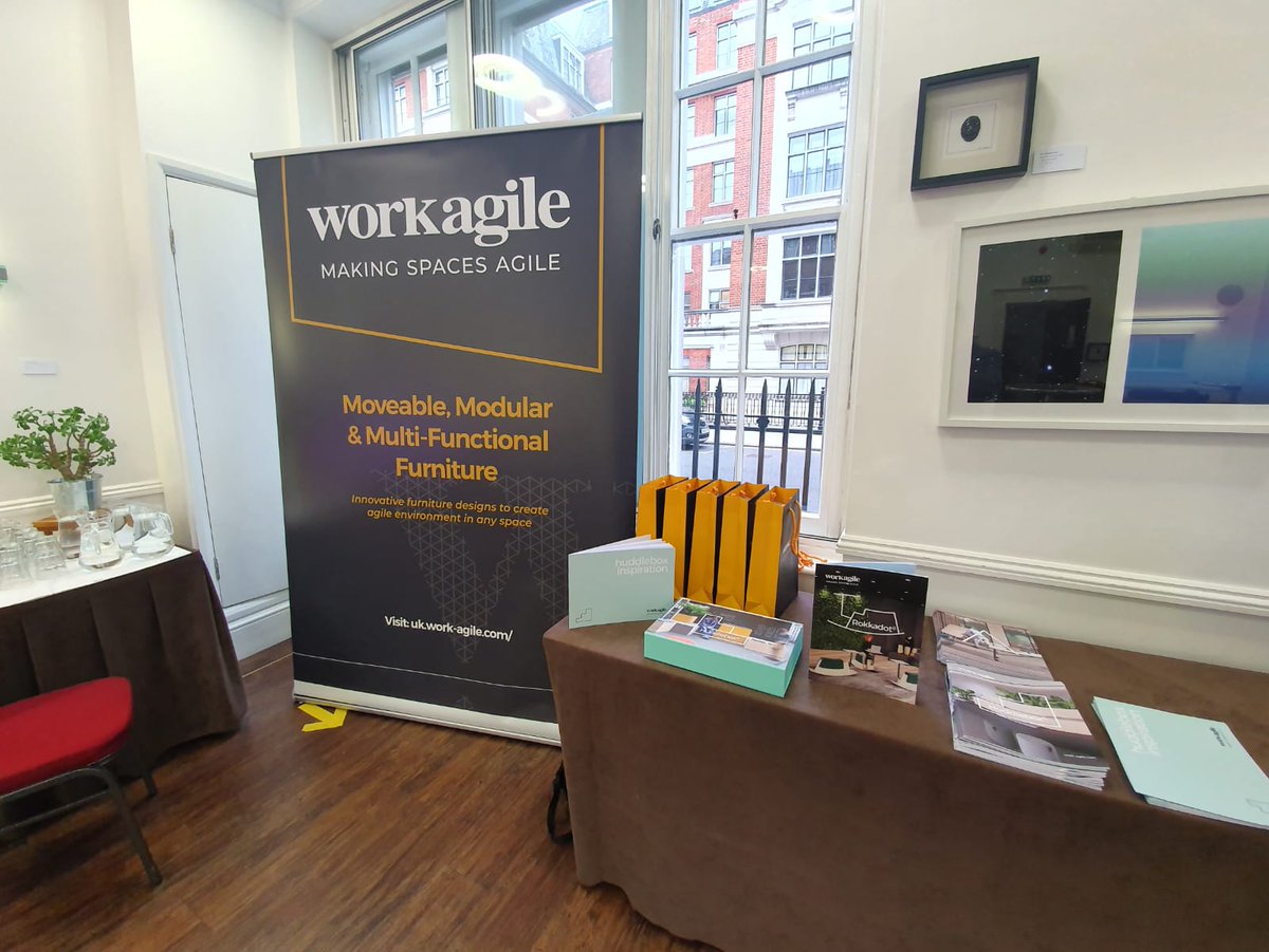 workagileuk's tweet image. We&apos;re at the @workplacetrends  conference today! Drop by and speak to our Client Relationship Director to find out more about agile #workspace #furniture. For more info, visit our website at uk.work-agile.com

#agileworking #workplace #workspacedesign #workplacetrends