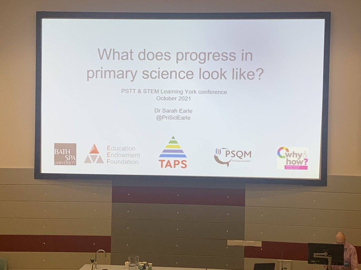 Brilliant keynote by <a href="/PriSciEarle/">Prof Sarah Earle</a> to start the <a href="/STEMLearningUK/">STEM Learning</a> conference. Key message was to ensure science leads develop a shared understanding in their school. Looking forward to using the TAPS resources when back at school