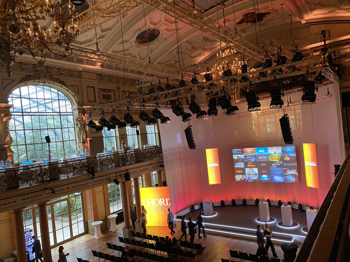 Meine Bühne nachher. Freue mich schon. <a href="/Horizont/">HORIZONT</a> <a href="/dfvCG_/">dfv Conference Group</a>
