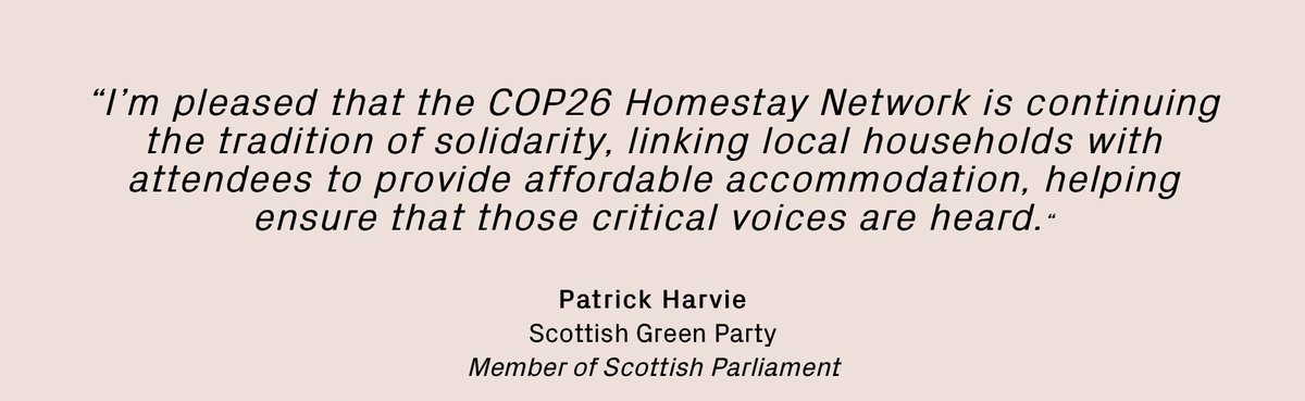 human_hotel's tweet photo. DOORS OPEN Glaswegians urged to open up homes to COP26 attendees as Scottish Government backs Homestay Network

https://t.co/PYTv31Tt9b 

@COP26_Coalition @sccscot 
#COP26Glasgow #ClimateJustice https://t.co/mBBonTwNiv