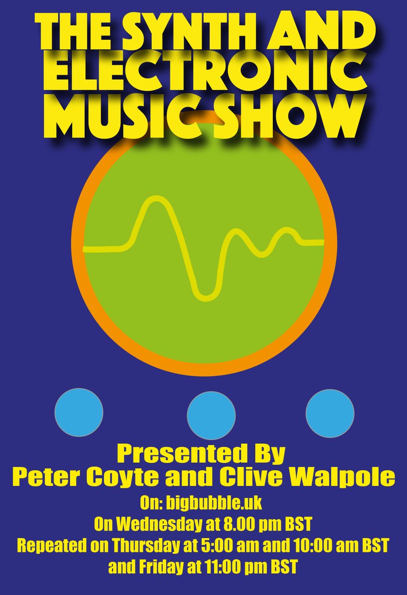 CElectronauts's tweet photo. Listen to the Synth and Ectronic Music Show tonight with a new selection of electronic music.@WitchingTale @kraftwerk @Hanpeel @ianboddy @hotham_sound @Plaid @AlexKeerd https://t.co/A3VLMjtM9A