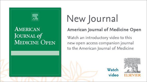American Journal of Medicine Open focuses on publishing original clinical research in internal medicine. Watch our linked video here: youtu.be/JGpSfuR2RRo 
#internalmedicine #research #journal