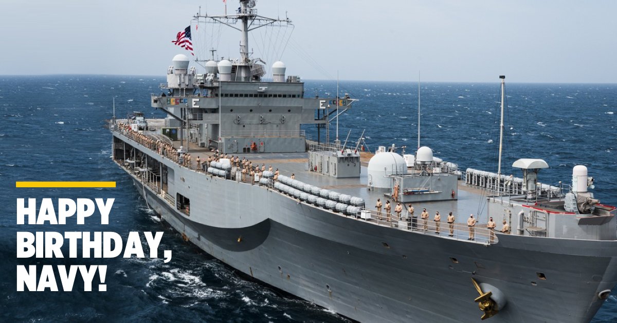 Non sibi sed patriae … Not for self, but for country Happy 246th birthday to our @usnavy. Today, we celebrate all current and former Sailors who have sailed upon, slipped below or flown above the sea in service to our country.