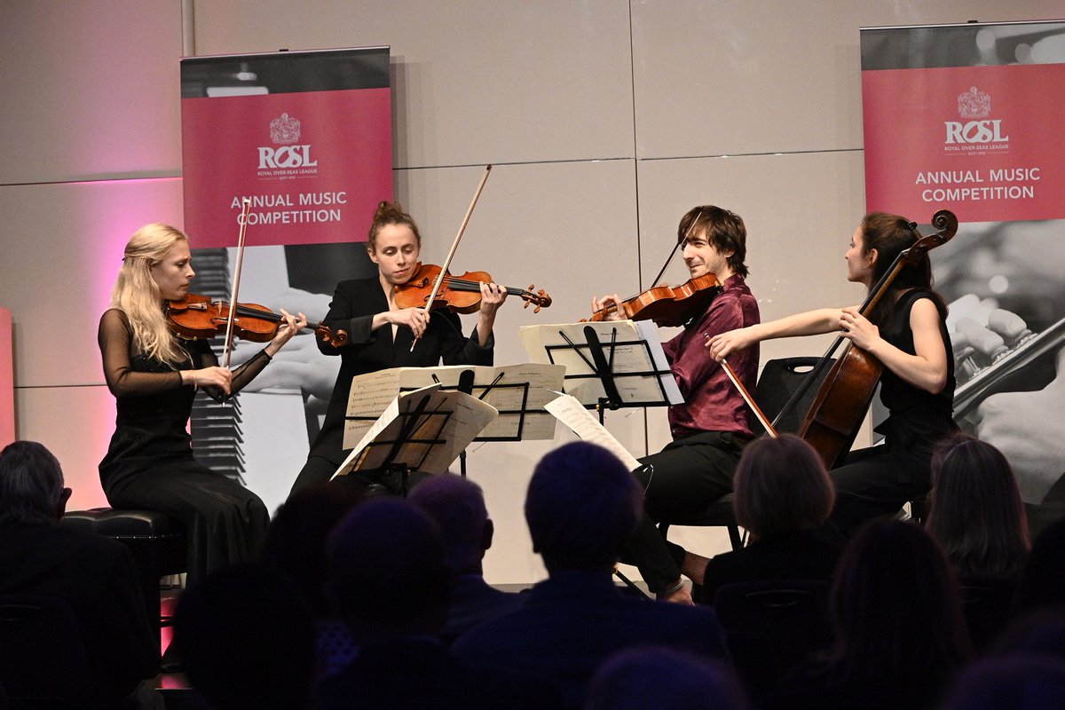 RCMLondon's tweet image. A huge congratulations to RCM Chamber Music Fellows the @EcheaQuartet who won last night&apos;s @ROSLARTS String &amp;amp; Keyboard Ensemble Prize! Bravo to all #ROSLAMC