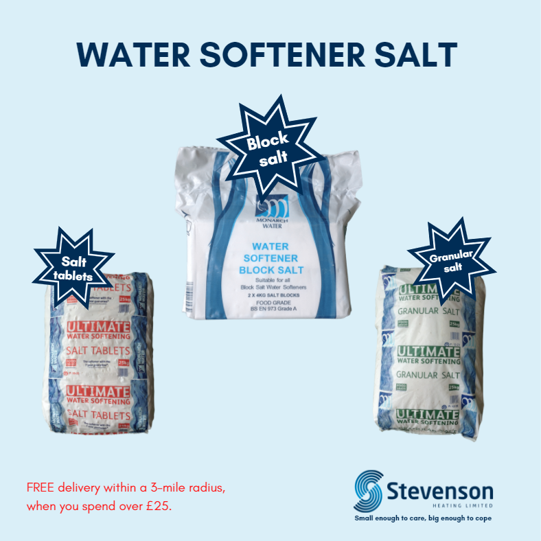 StevensonHtg's tweet photo. Do you have a #watersoftener? Did you know we sell 3 types of salt to help you keep it in running order?
Block salt
Tablet salt
Granular salt
Pop into our shop in West Wickham or contact us to deliver.
#westwickham #heatingengineers #blocksalt https://t.co/zwlWjgozQh