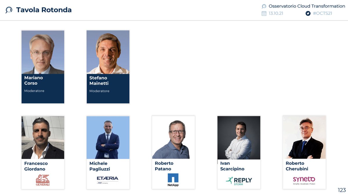 Osservatori Digital (@osserv_digital) on Twitter photo .<a href="/StefanoMainetti/">Stefano Mainetti</a> introduce la quarta tavola rotonda della giornata. Ospiti <a href="/GeneraliItalia/">GENERALI ITALIA</a>, @eteria_cloud, <a href="/NetApp_Italia/">NetApp Italia</a>, <a href="/StormReply/">Storm Reply</a>, <a href="/SynetoIT/">Syneto Italia</a> #octs21 #cloud .<a href="/StefanoMainetti/">Stefano Mainetti</a> introduce la quarta tavola rotonda della giornata. Ospiti <a href="/GeneraliItalia/">GENERALI ITALIA</a>, @eteria_cloud, <a href="/NetApp_Italia/">NetApp Italia</a>, <a href="/StormReply/">Storm Reply</a>, <a href="/SynetoIT/">Syneto Italia</a> #octs21 #cloud