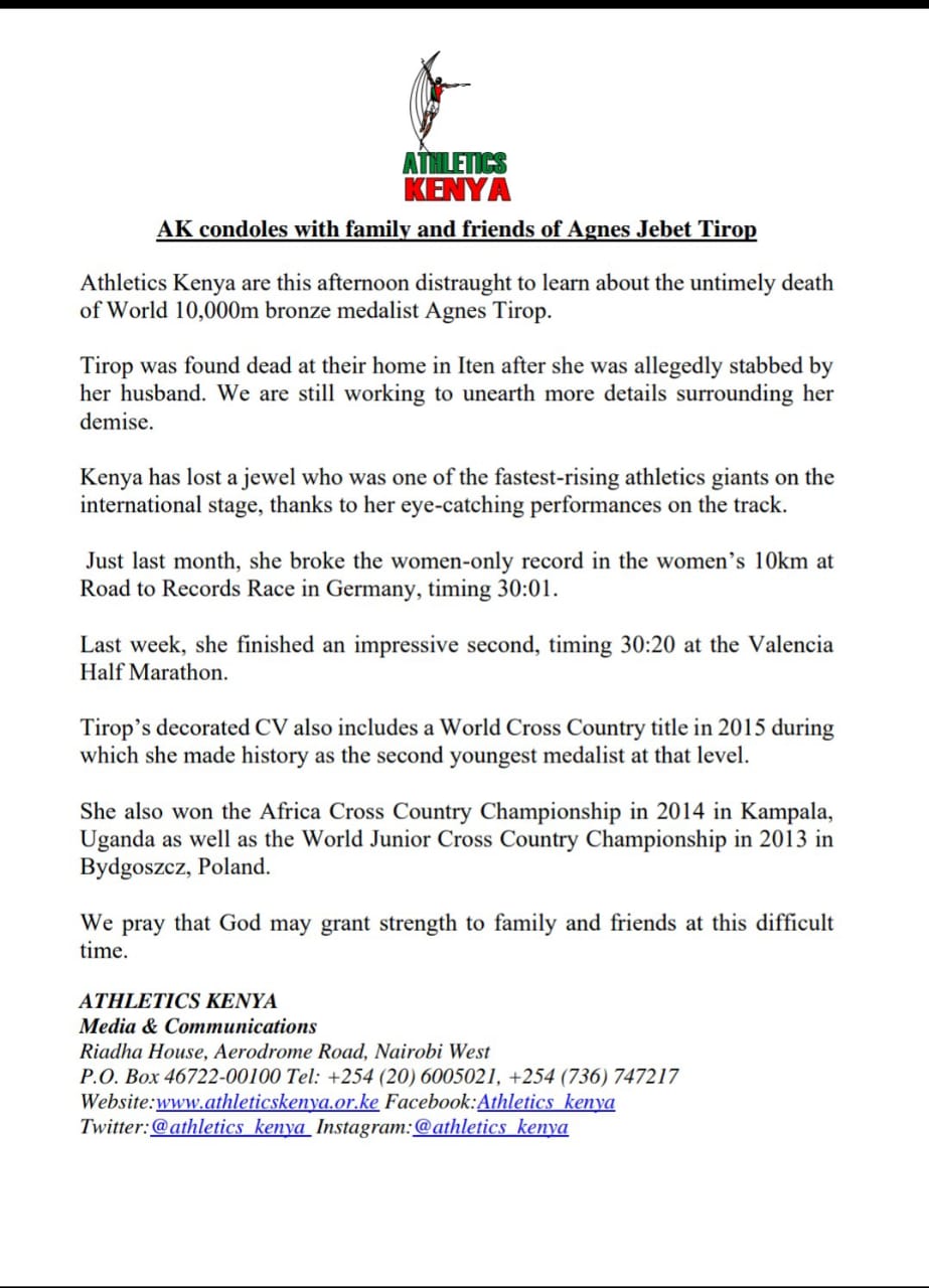 Athletics Kenya on Twitter "https//t.co/ncmzF6bu6Q" / Twitter