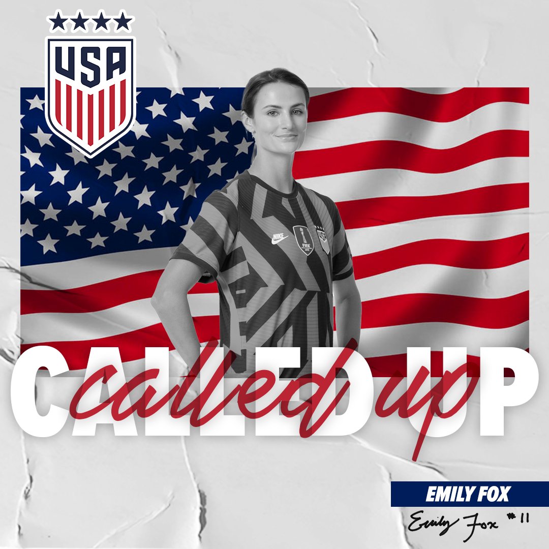 Back in the 🔴, ⚪ and 🔵!

The @uswnt has announced a call up for <a href="/___emilyfox/">emily fox</a> ahead of friendlies later this month: bit.ly/3DDMMQU