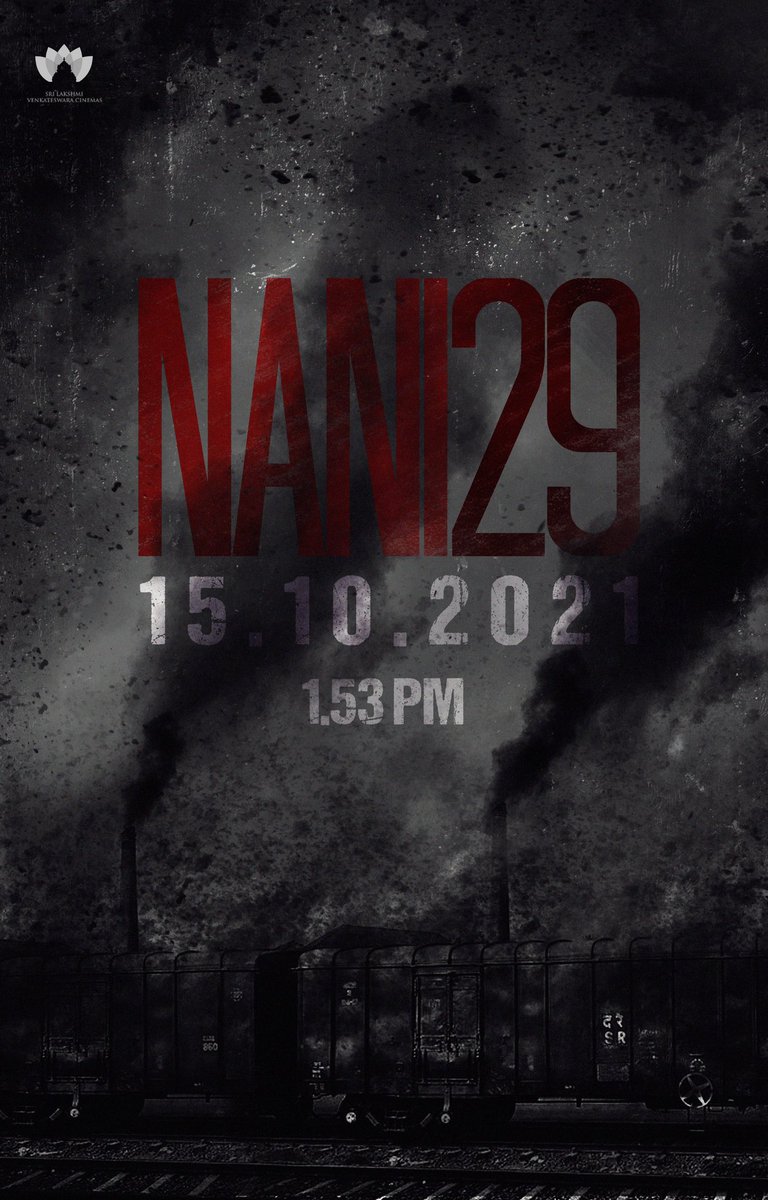 silverscreen99's tweet photo. #Nani29 👇
Titled as “Dussehra” 
story revolves around singareni coal https://t.co/5qGgHOVNzK Dir Srikanth (Debut) 
will direct the movie.🙌
@SLVCinemasOffl 👍 https://t.co/gWBV7cMHSU