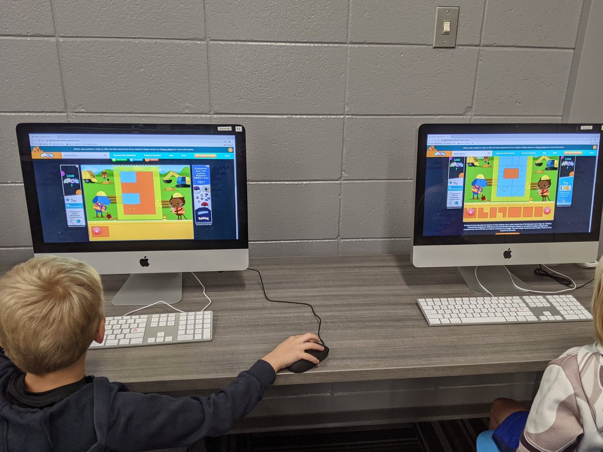 tremer13's tweet photo. Working on our mouse and computer skills with @ABCyaGames  construction workers in the making, dragging and dropping skills at it's finest! #themesway https://t.co/Gmbhz408j7