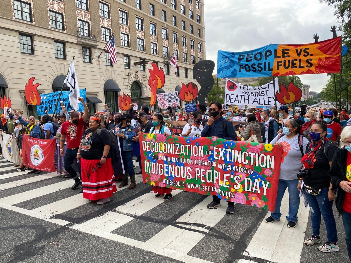 Web3Resist's tweet photo. Today is Day 3 of People vs Fossil Fuels. Already, nearly 300 people have been arrested this week. 

Today, we are hearing testimony from communities already facing the devastating impacts of climate disruption, including St. James Parish, LA and Houston, TX. https://t.co/OoLvTK88LZ