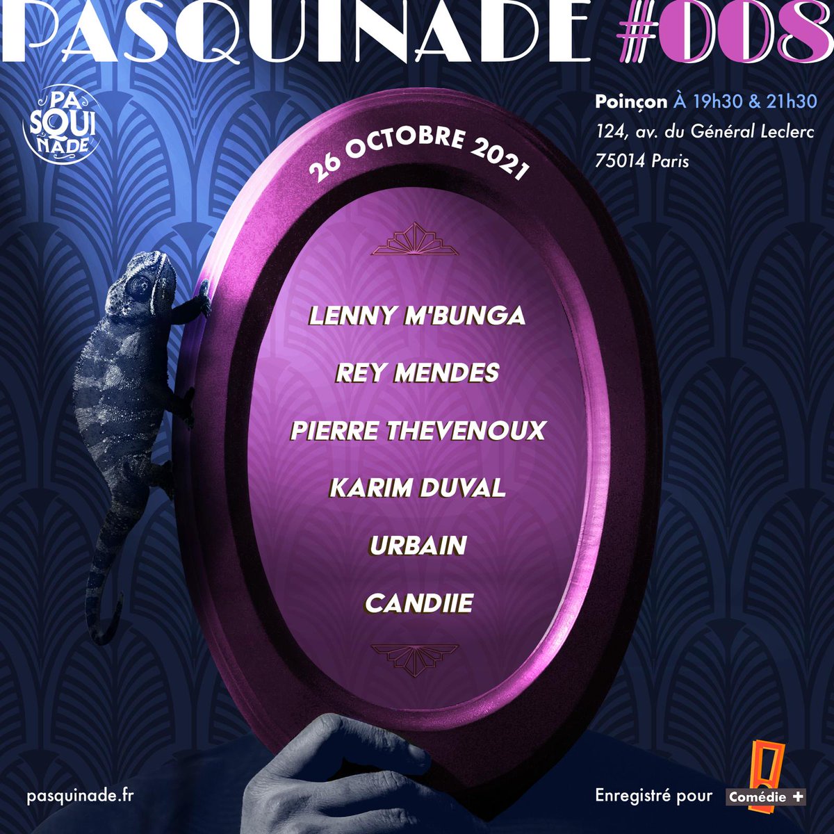 De nouvelles têtes d’affiches pour les plateaux Pasquinade ! On vous attend le 25 et 26 octobre !


🎟 Pour y assister : linktr.ee/pasquinade_fr 

#Pasquinade