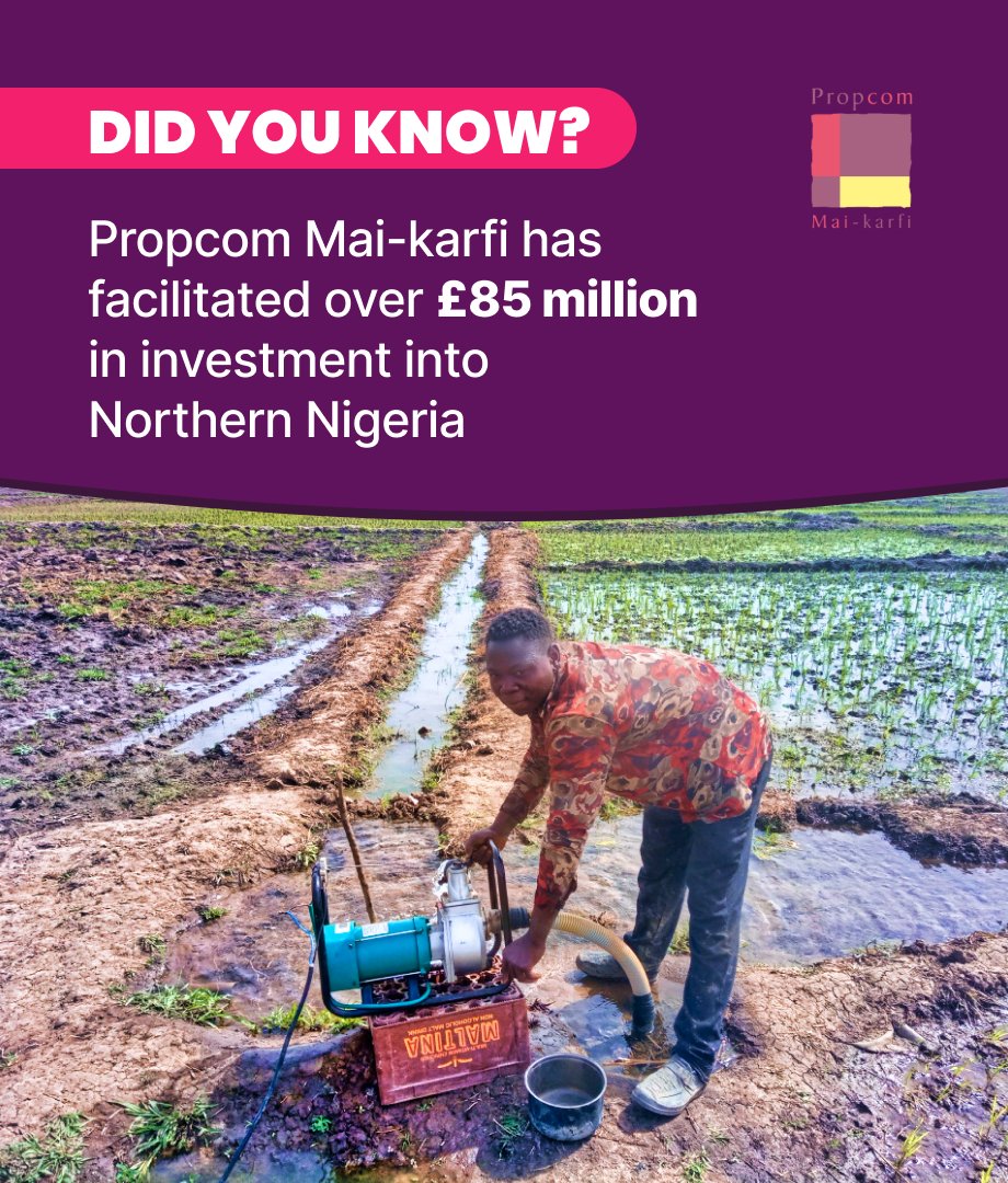 UKinNigeria's tweet photo. For 9 years, #UKaid funded @Propcom2 worked through strategic partnerships and collaborations to drive increased interest in and investment into Northern #Nigeria and supported more than 1.25 million women and men in the rural communities.
#PM9YearsofImpact https://t.co/MPbpRXmcRD