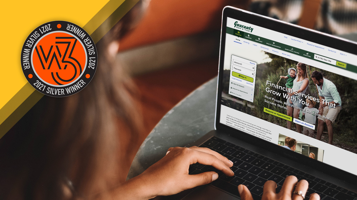 We're thrilled to announce that the <a href="/W3Awards/">w3 Awards</a> have selected us for 2 Silver awards for our work on the <a href="/gntybank/">Guaranty Bank &Trust</a> website redesign:

🏆 Best User Experience
🏆Best Home Page 

Check it out at gnty.com. Congrats to the Insite team, and to our friends <a href="/gntybank/">Guaranty Bank &Trust</a>!