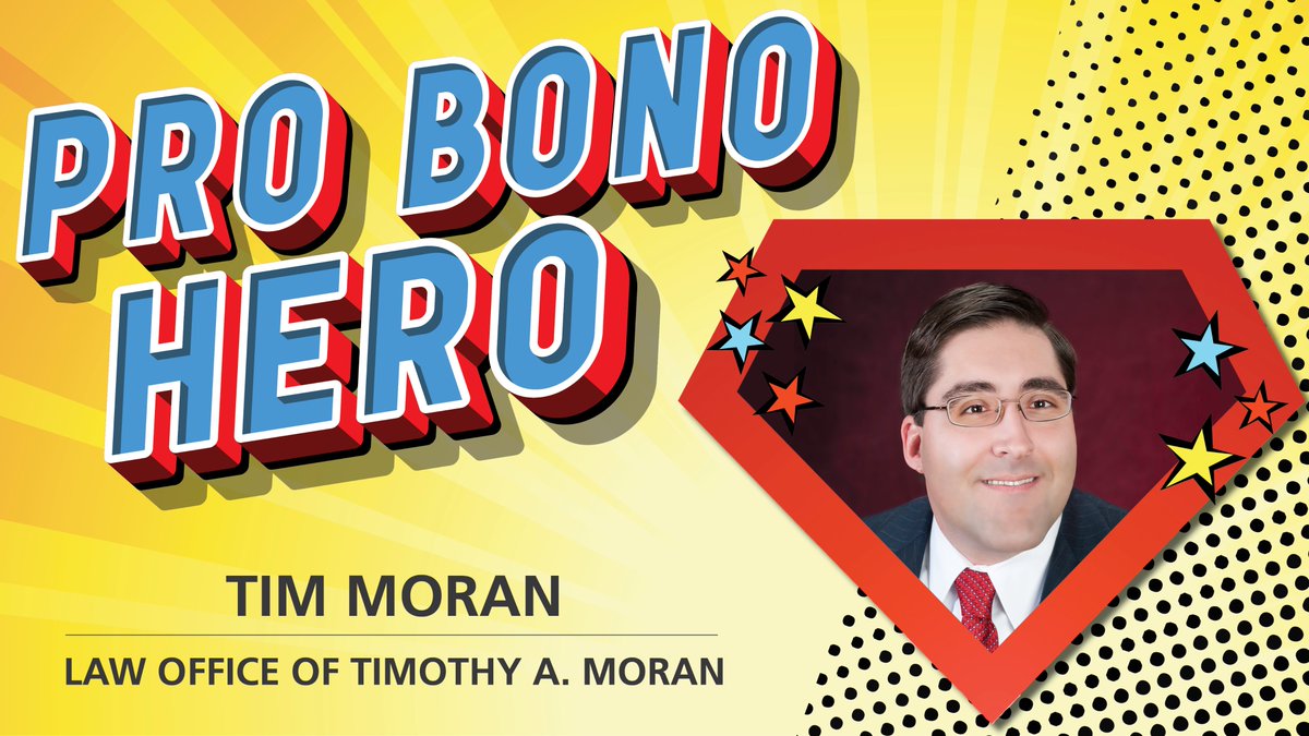 FloridaProBono's tweet photo. "Tim has been a faithful volunteer with CLSMF for 12 years and has volunteered countless hours to helping clients save their homes, start fresh through bankruptcy and help plan their last wishes," says @clsmf. #ProBonoHero #OnePromise https://t.co/7Cr9JNu4Ey