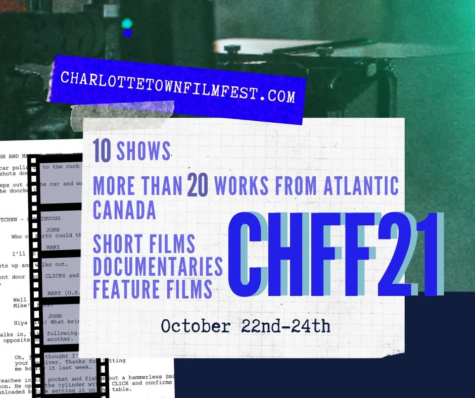 📽Happening next week!! Get your tickets before they all sell out. 🎟🎟Online passes will become available on October 15 through our website
#ChFF21 #FilmFestival #charlottetown