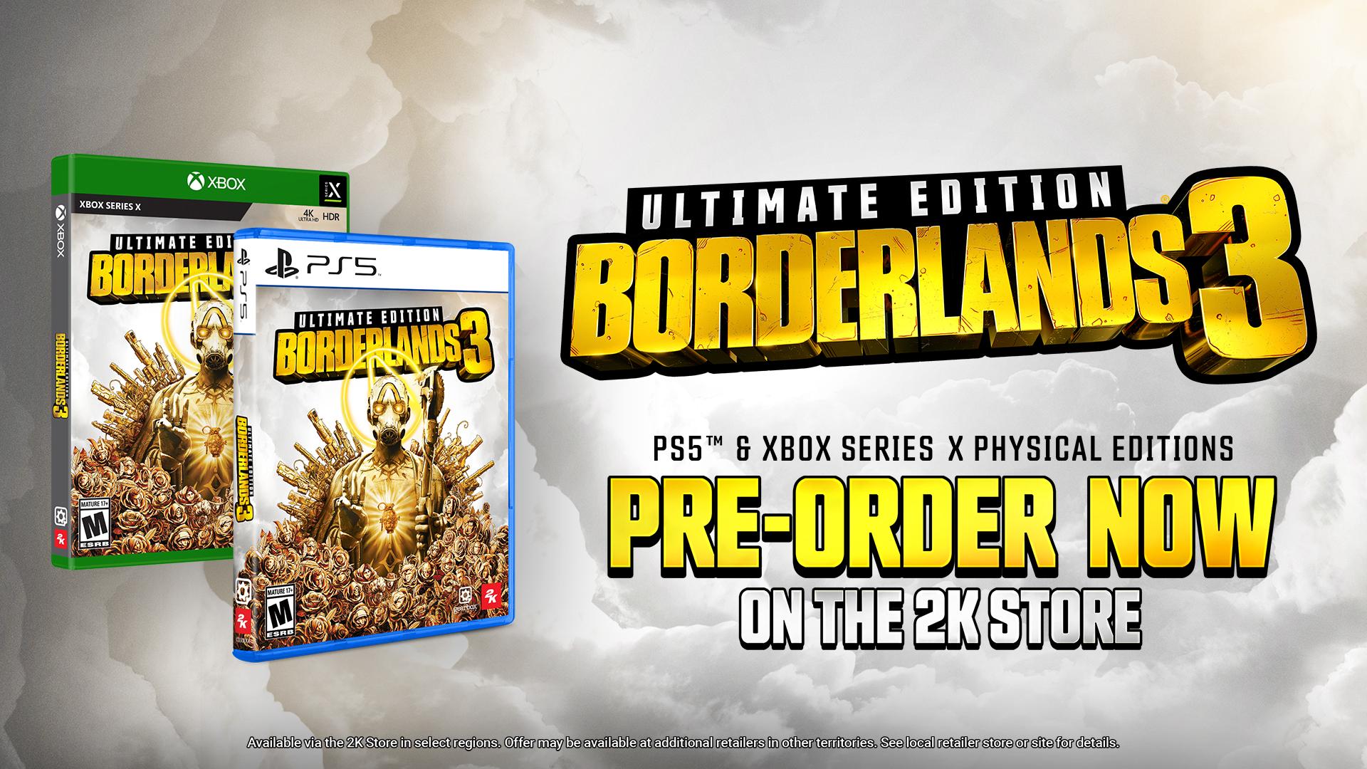 Borderlands Just In Time For The Holidays Pre Orders Are Now Live For A Limited Run Of Borderlands3 Ultimate Edition On Physical Discs For Playstation 5 And Xbox Series X In