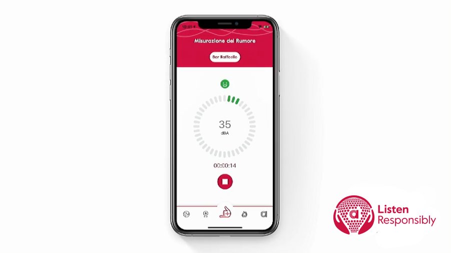 Amplifon's tweet photo. In the end, Luca shares some data about the Listen Responsibly App, #Amplifon’s noise tracker that creates a crowd-sourced map of the acoustic ecology of our cities. Since Jan.2020, +5,000 users joined the community and made +8,600 noise measurements.
#CSRIS2021 https://t.co/UPVAmWUcEQ
