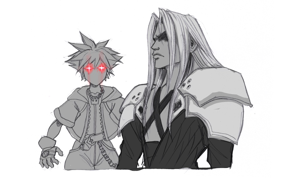 MiMaMiLux's tweet image. My late contribution to the Smash hype #SmashBrosUltimate #Sora