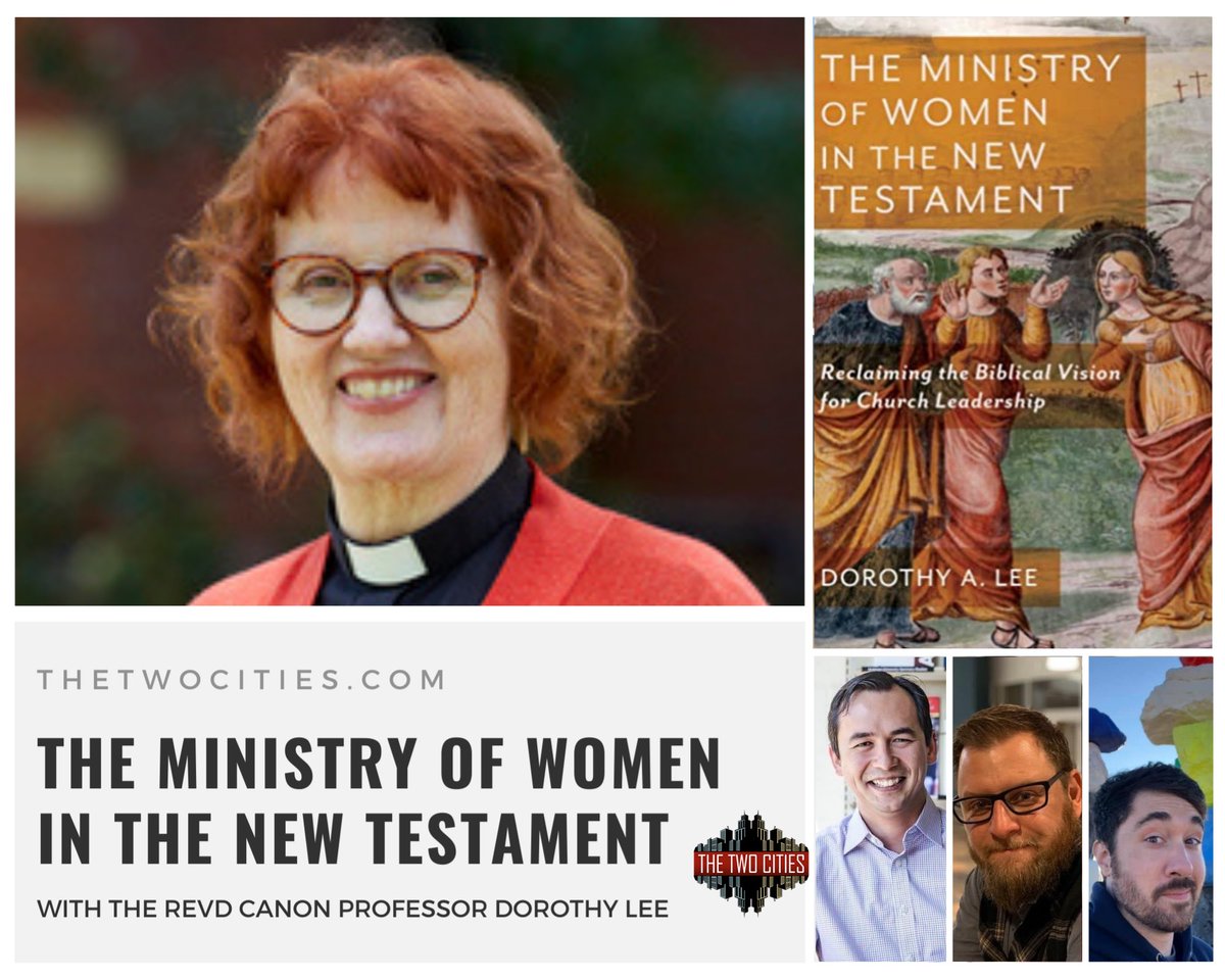 NEW EPISODE in which we discuss the ministry of women in the NT with Revd Canon Prof. Dorothy Lee, who is Stewart Research Professor of New Testament at @trinityunimelb, an ordained Anglican priest, and the author of The Ministry of Women in the New Testament (<a href="/BakerAcademic/">Baker Academic</a>).