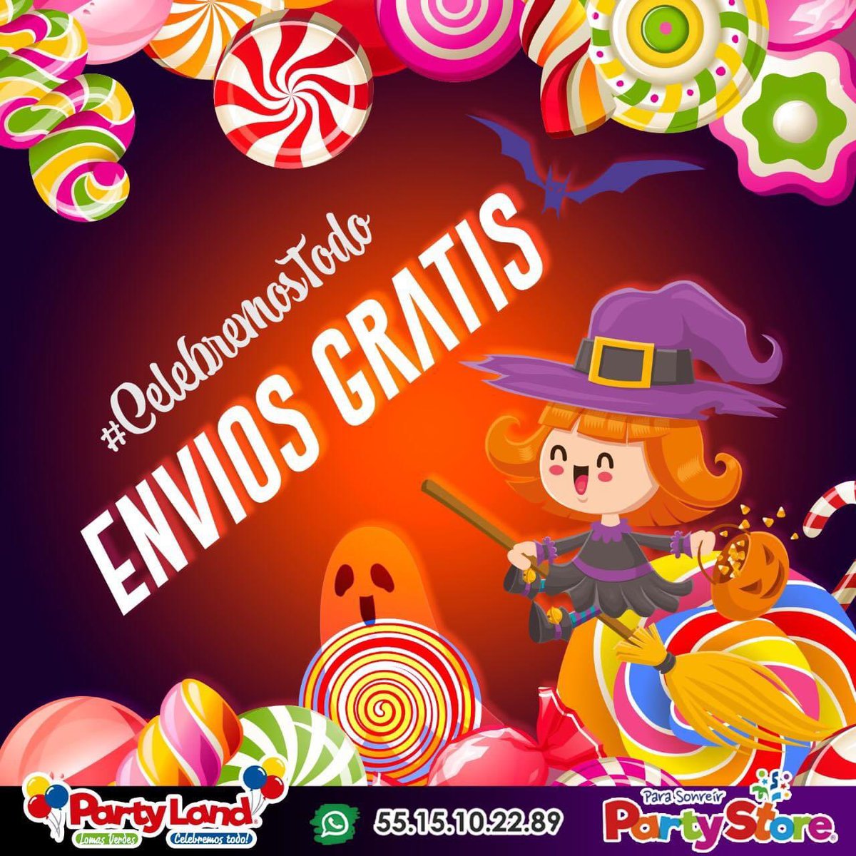 PartyLandLV's tweet photo. ¡No salgas!
🎃🍫Los #dulces llegan a ti! 🍭🎃

A partir de tú compra de $499! Te realizamos tu ENVÍO GRATIS‼️ #CelebremosTodo

#PartyStore #PartyLand #LomasVerdes #exclusivo #PartyIdeas #festejemos  #halloween #october #CDMX #Edomex #Satelite #Naucalpan #Calaverita https://t.co/EVXuLbN0B1