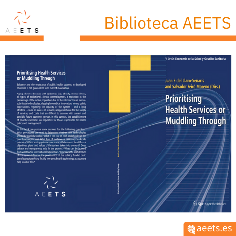AEETS1's tweet photo. 👏🏻 Estamos orgullosos de compartir con vosotros el libro de Juan E. del Llano-Señarís y @salvadorpeiro,titulado: Prioritising Health Services or Muddling Through editado por Springer

#aeets #experienca #solvencia #calidad #sostenibilidad https://t.co/dzYNl7grqF