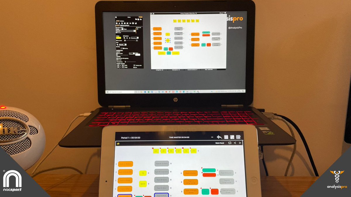AnalysisPro's tweet photo. 🤔✨ Using the @Nacsport #Tagandview app, you can easily export your template to your iPad.
- Duplicate it & tick 'Dimensions for Tag&view'
- Organise your buttons
- Export as Tgcat file
- Email it to your iPad
- Click the attachment
- Start tagging! 😃✨
#videoanalysis https://t.co/AJouzKzR0j