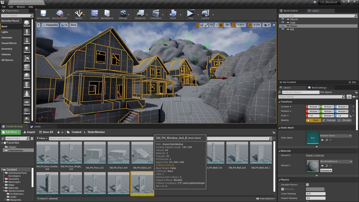 PatrickHaslow's tweet photo. If you haven't checked it out yet, you can watch me do a full blockout of an old mining town from scratch. Also included are the #UE4 project files if you want to open it in the editor or playthrough it. #Blocktober #gamedev #leveldesign

https://t.co/0lP3DVDK0t https://t.co/986xXOmowq