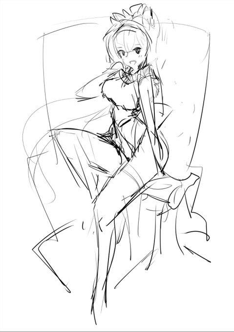 次の絵でやりたいかも構図 