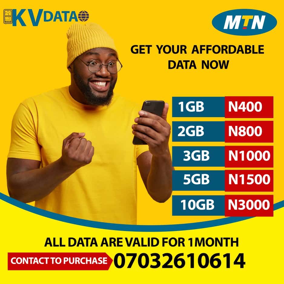margretmike_'s tweet image. #ad #AmazonMADDealsOnMobiles #FlipkartBigBillionDays #TachaForPCAs 

Buy your MTN data for affordable price... 

Contact them on WhatsApp with 
07032610614 🤳

click the link in my below ☝️to reach them
wa.me/message/TJF2V6…