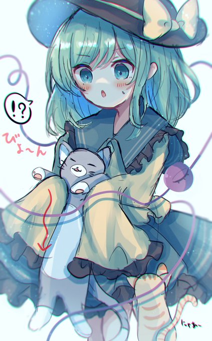 古明地こいし ,古明地さとり 「ふもふも #東方Project 」|ドロワ