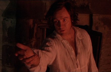 TribeofToby's tweet photo. #30DaysofRochester “You don’t turn sick at the sight of blood?” ‘I think I shall not; I have never been tried yet,’ “Just give me your hand, it will not do to risk a fainting fit’ I put my fingers into his ‘Warm and steady” #MrRochester #JaneEyre #CharlotteBronte https://t.co/HX1ZtiR3xD