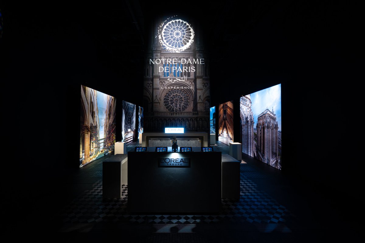 LOrealGroupe's tweet image. Transport yourself to the most famous cathedral in the world!