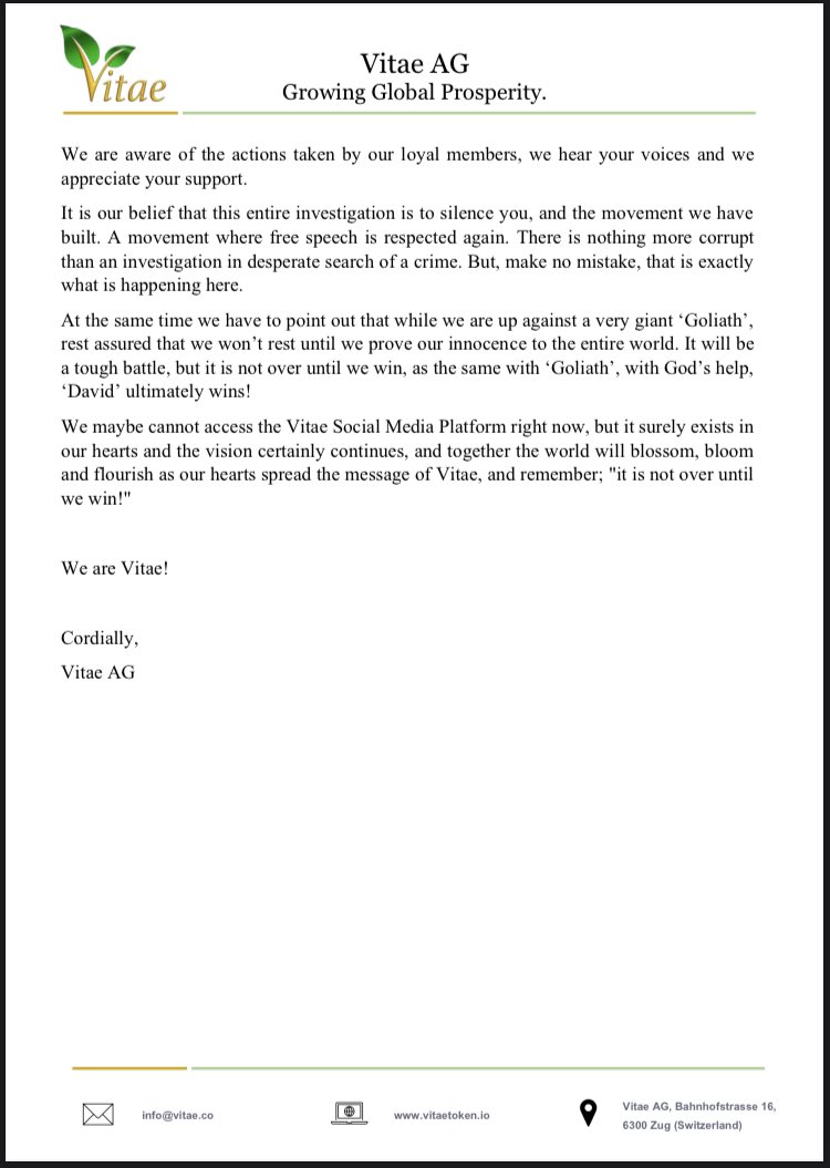 Vitae Official tweet media