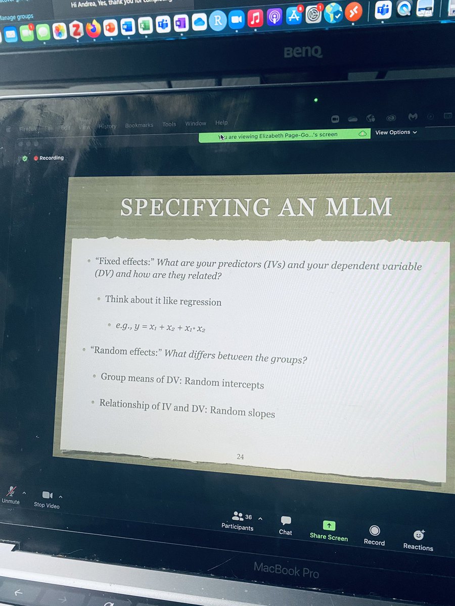 devpsyerika's tweet photo. Attending my first #SPR this week! First up: "Multilevel modeling for psychophysiologists" preconference led by @page_gould 👩🏽‍💻 https://t.co/Ge0fGQvWxW