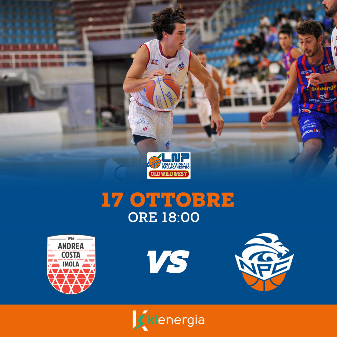 💥 3° giornata di Campionato Lnp #OldWildWest
👉 Andrea Costa Imola vs Kienergia Rieti 
📅 17/10/2021 
⏰ 18:00
📍 PalaRuggi
💻 Live streaming 
lnppass.legapallacanestro.com

<a href="/LNPSOCIAL/">Lega Nazionale Pall</a> 

#KienergiaRieti #NpcRieti #PassoDopoPasso #SerieB