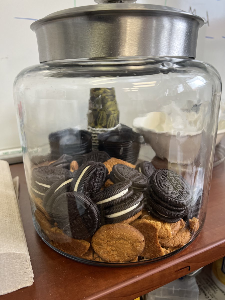The promise of cookies in Holehouse lab was definitely a deciding factor in many a students decision to join the lab, and now that promise has been satisfied <a href="/alexholehouse/">Alex Holehouse</a> <a href="/GarrettGinell/">Garrett Ginell</a> @REmenecker