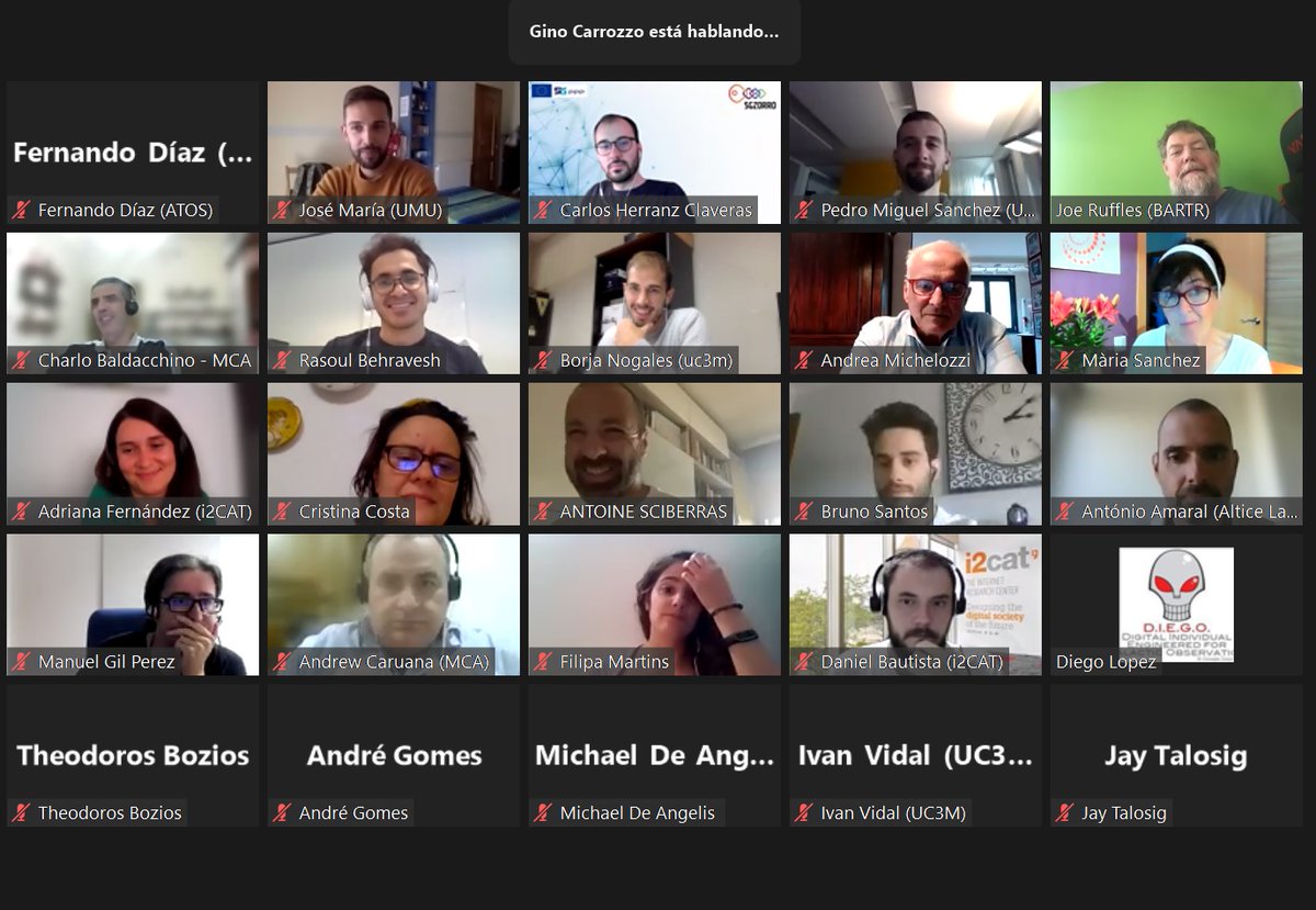 📢Today #5GZORRO 44 partners for the 4rd Plenary Meeting. Oct.14: 2nd 5GZORRO #Hackathon! 
Tech pillars of our project:
-Telecom #marketplace➡️Smart contracts
-#AIOps➡️Datalakes &amp; Zero Touch
-Truly multi #stakeholder environment➡️#Trust &amp; #Security
Visit: 5gzorro.eu