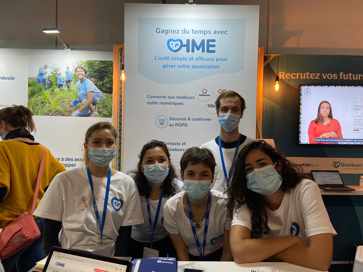 Un clin d’œil à toute l’équipe de notre partenaire <a href="/OHME_CRM/">OHME, le CRM des associations</a> avec qui nous avons partagé notre stand toute la journée.
Une belle collaboration pour accélérer la #TransfoNum des associations et démocratiser l’engagement bénévole partout en France !

#SengagerAvecLesAssos🤝