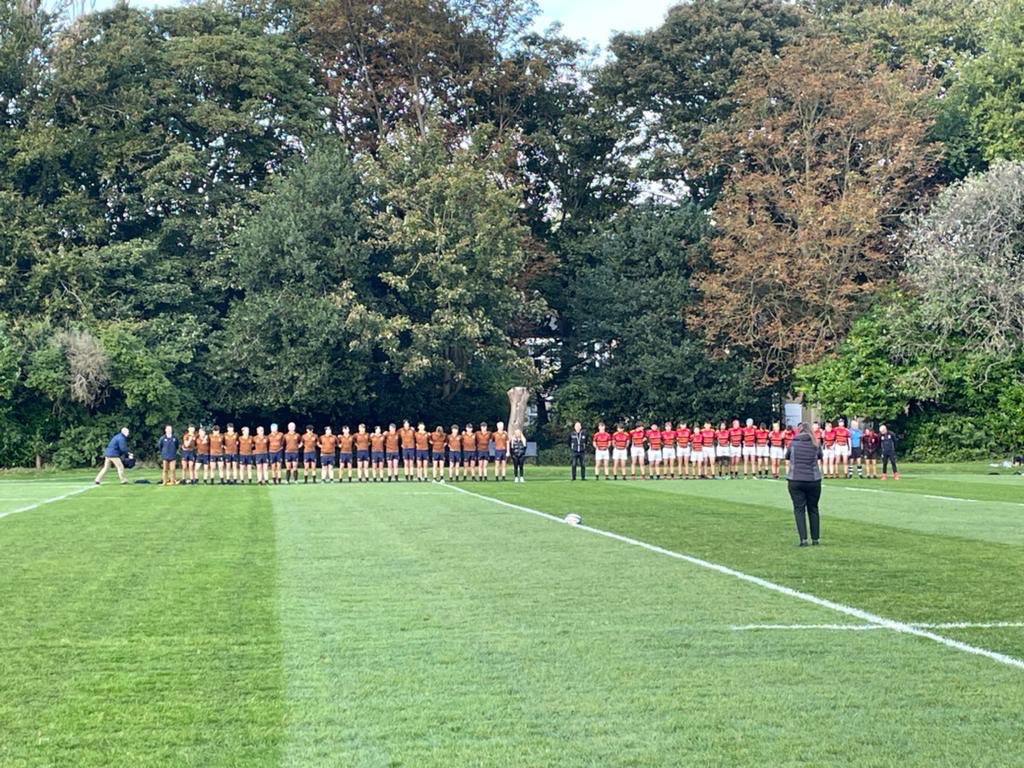 Gritty performance by the 3rds coming from behind to win 12-7. Sharing a minute at Hymers to remember Henry Foster ❤️🤎