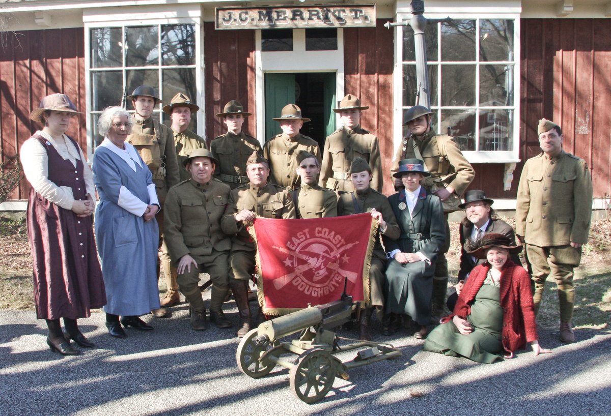 k72ndst's tweet photo. Friends in the Hudson Valley: Come out to Old Rhinebeck Aerodrome this weekend and see me and my #WWI living history pals. Biplane rides too. It's our first big event since 2019 @oldrhinebeck  #EastCoastDoughboys #FOMO https://t.co/NQMqvrdu2Y