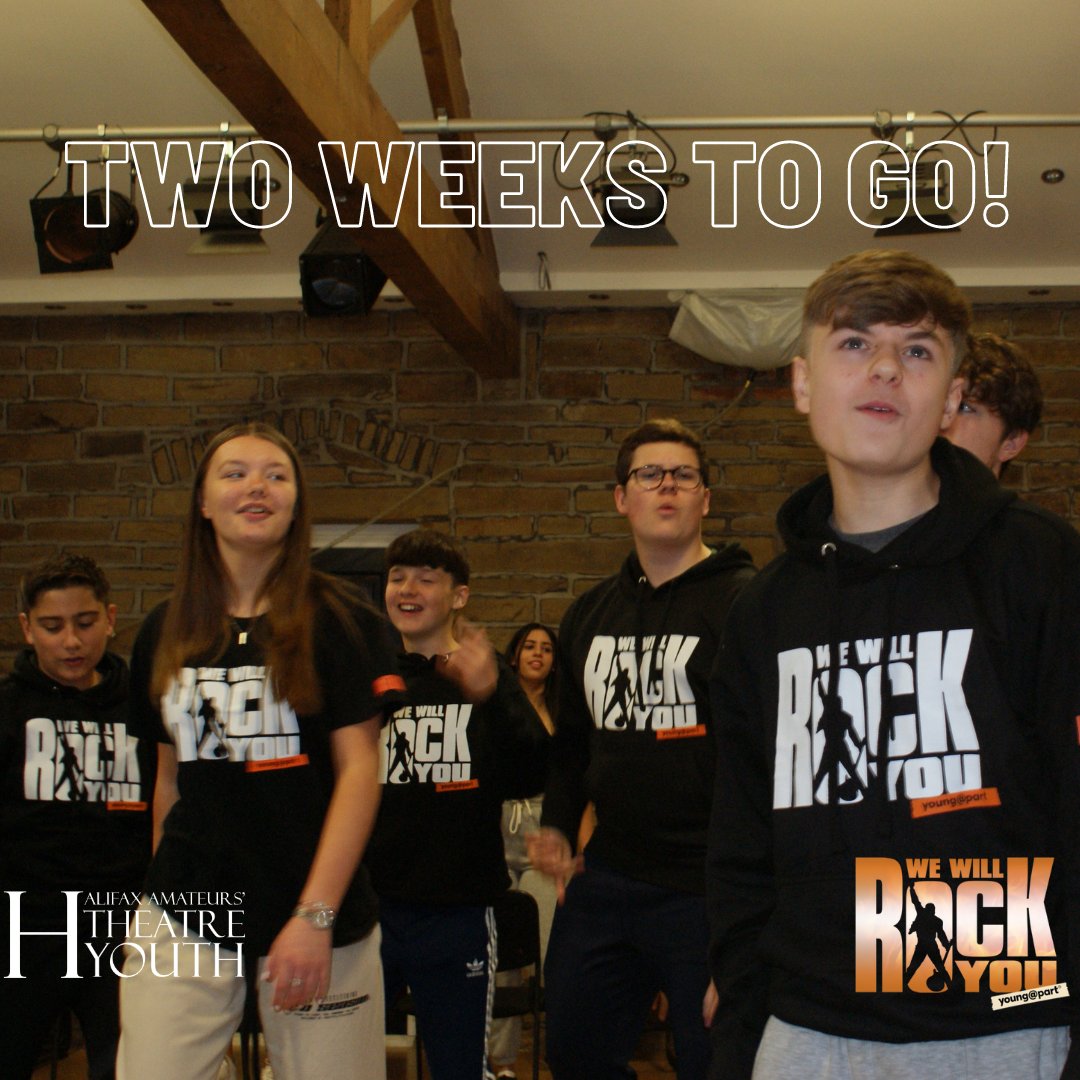 🤘 TWO WEEKS TO GO 🤘

It's officially two weeks until we're performing on the Halifax Playhouse stage again.

If you've not got your tickets already, what's stopping you? There's not many left 🤩

ticketsource.co.uk/halifaxplayhou…