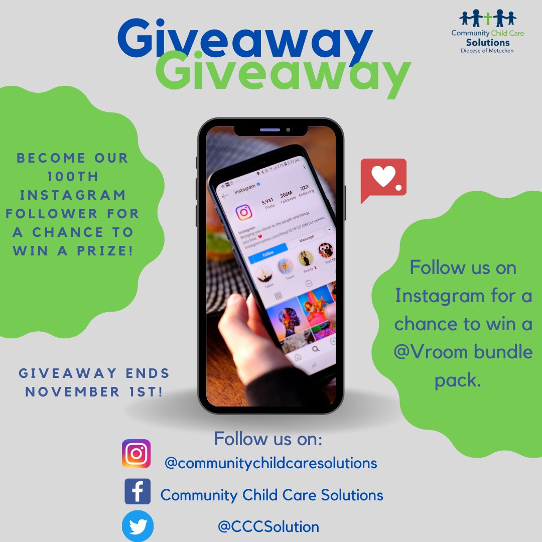 CCCSolution's tweet image. Pssst…Did you hear we are giving away a special prize to our 100th Instagram follower? One lucky winner will win materials by @joinvroom. All you have to do is follow us on Instagram! Good luck! Giveaway ends 11/1. 🎉🎁
#vroom #giveaway #brainbuilding #cccs